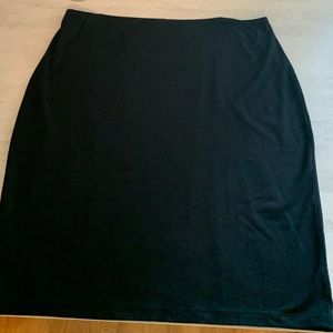 Black pencil 4 way stretch Skirt COMFY!!